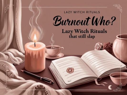 Burnout Who? Lazy Witch Rituals That Still Slap